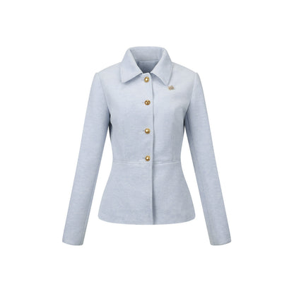 7Shiftin_Oatmeal_Slimming_Waist_Cinching_Lapel_Structured_Shoulder_Women&