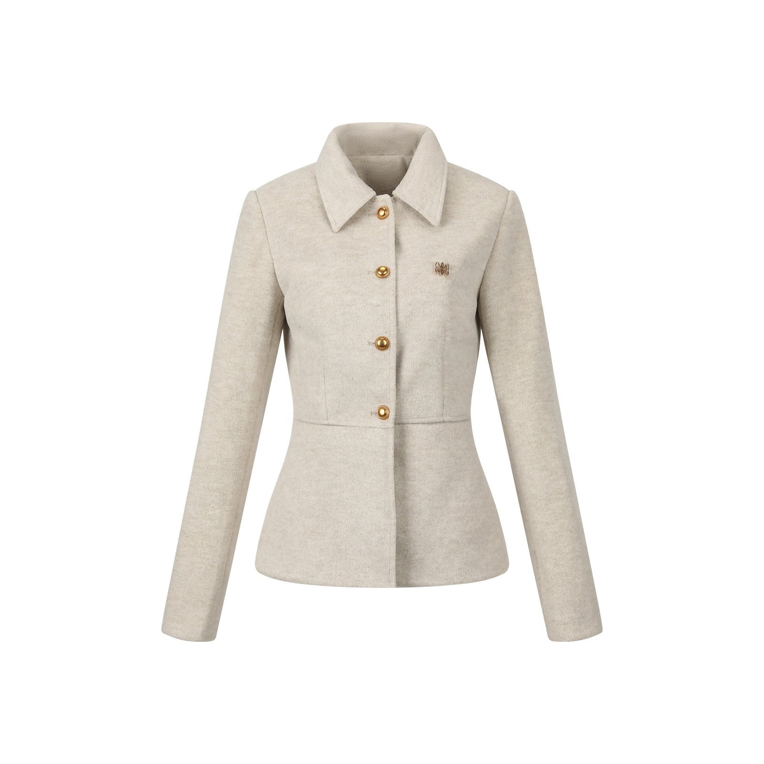 7Shiftin_Oatmeal_Slimming_Waist_Cinching_Lapel_Structured_Shoulder_Women&
