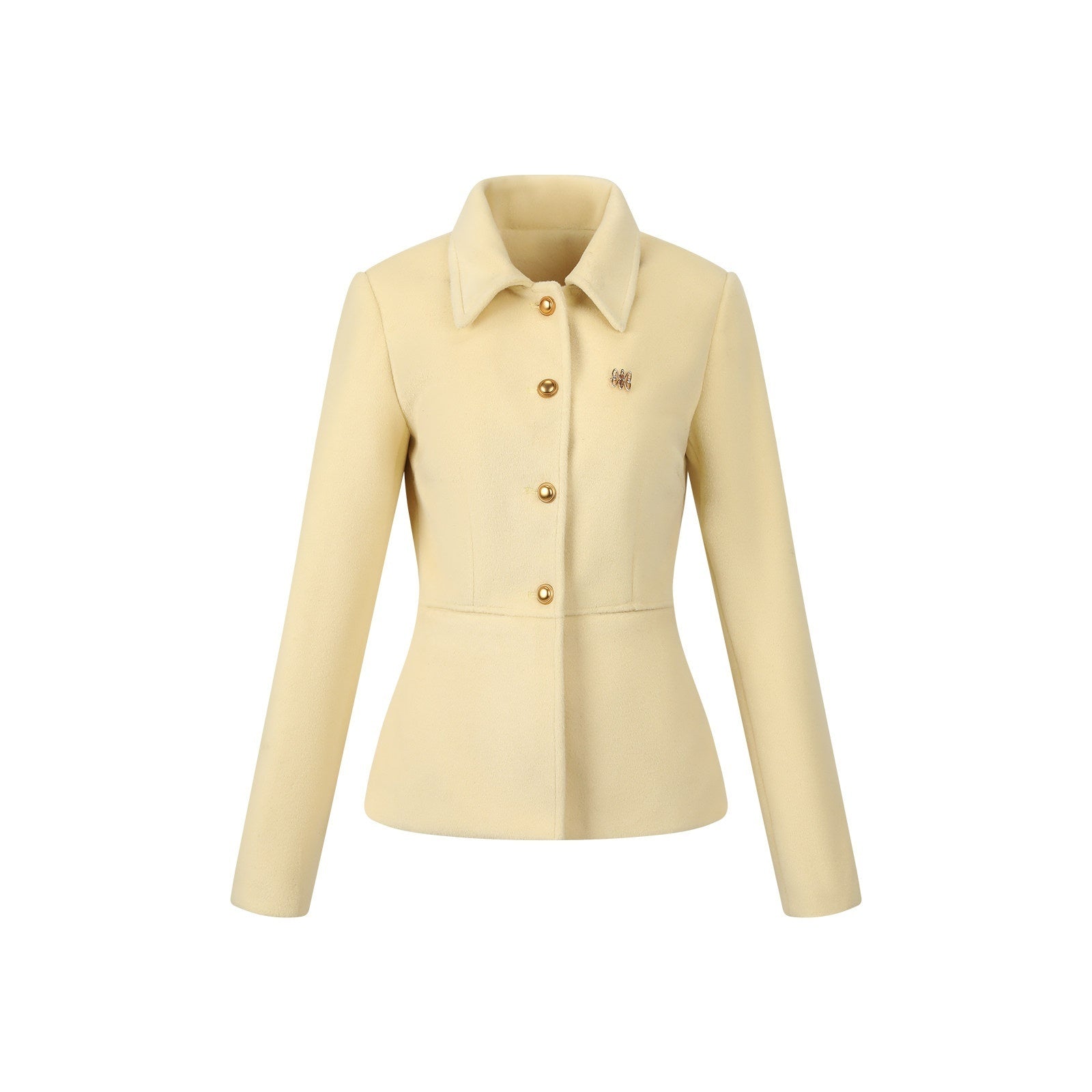 7Shiftin_Oatmeal_Slimming_Waist_Cinching_Lapel_Structured_Shoulder_Women&