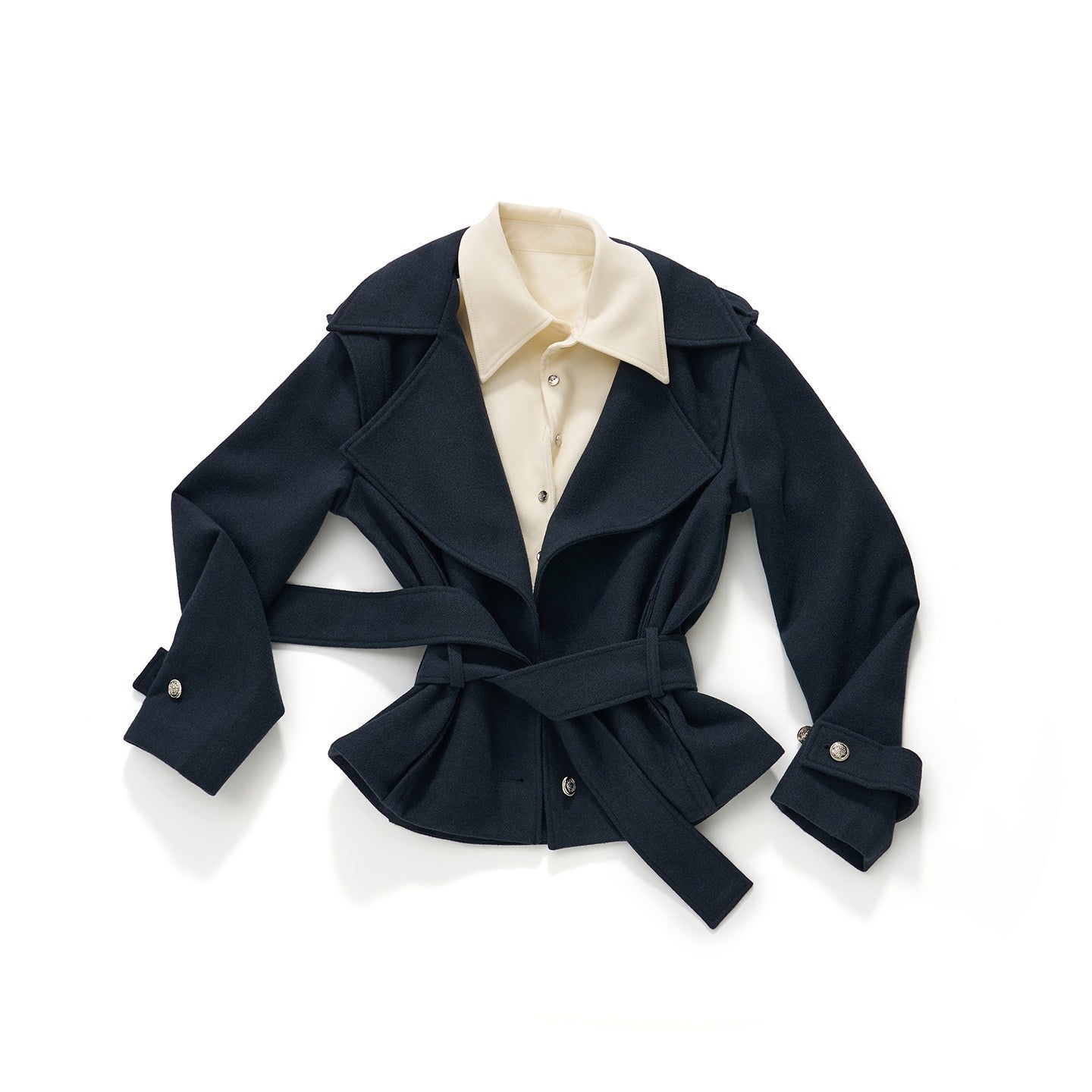 7Shiftin_Padded_Blazer_Faux_Two_Piece_College_Style_Women&