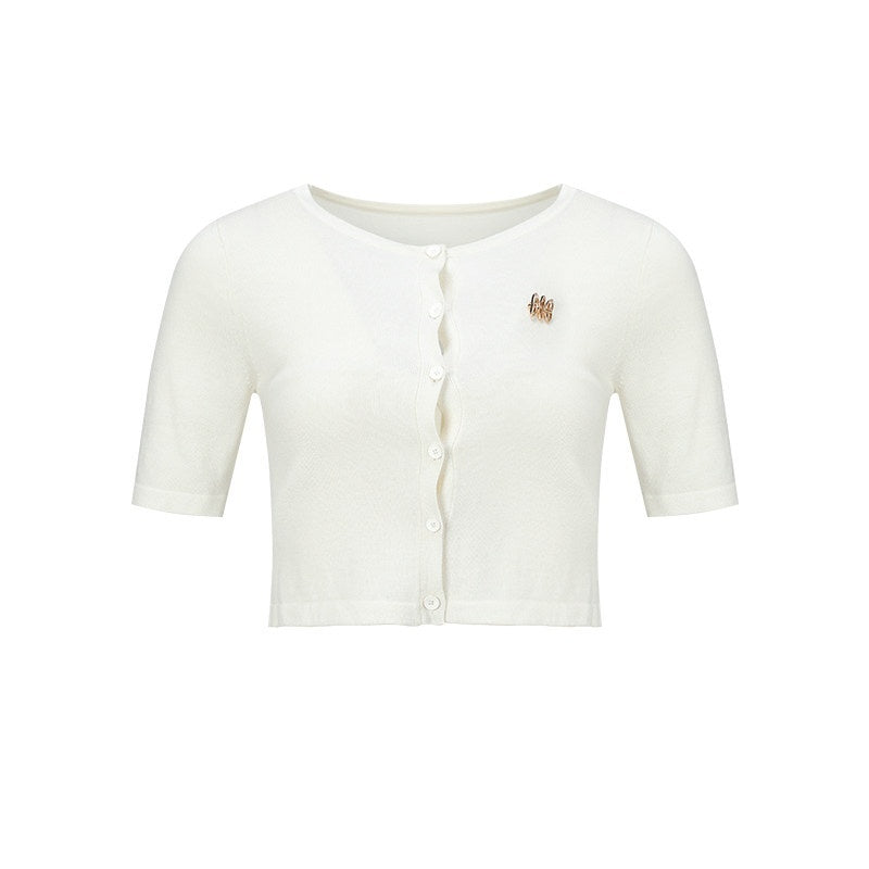 7Shiftin_Sexy_Two_Tone_Cropped_Buttoned_Short_Sleeve_Women&