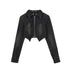 7Shiftin_Sexy_Zip_Crop_Jacket_Highwaist_Flare_Pants_Women&