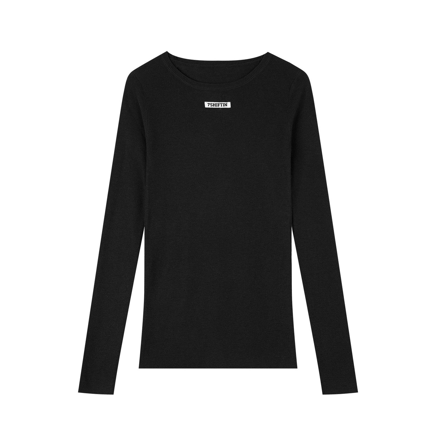 7Shiftin_Solid_Crewneck_Spicy_Style_Pullover_Women&