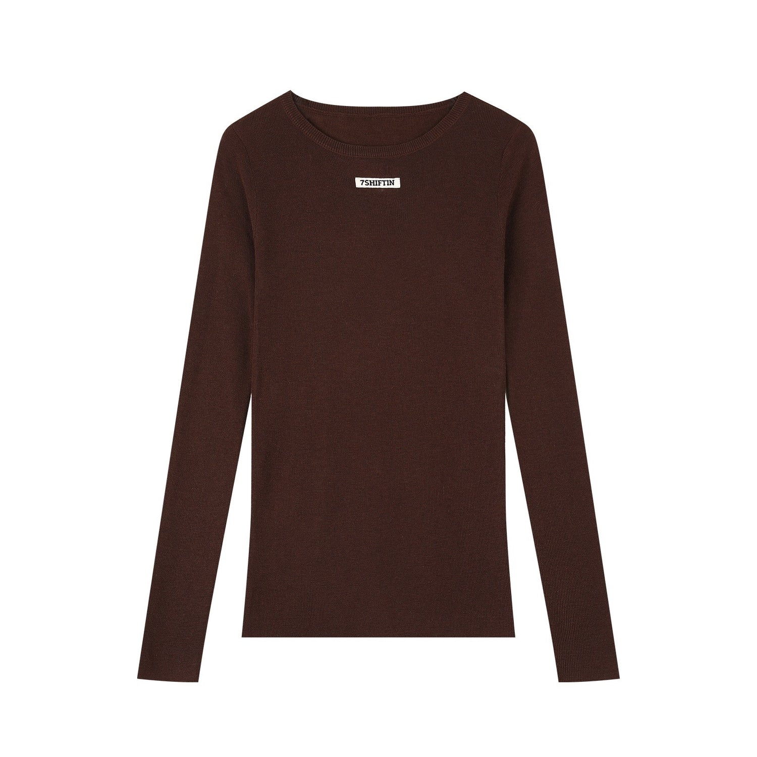 7Shiftin_Solid_Crewneck_Spicy_Style_Pullover_Women&