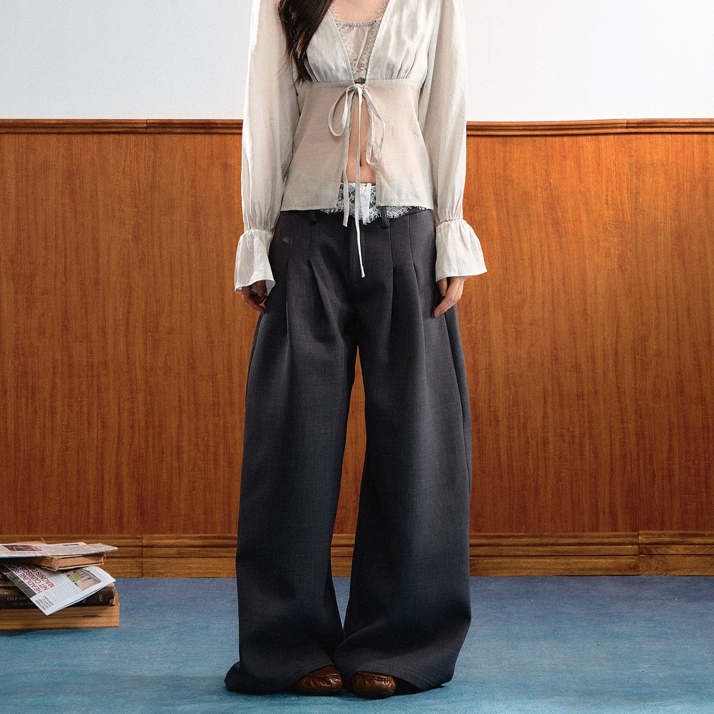 7Shiftin_Spliced_Lace_Natural_Waist_Casual_Women&