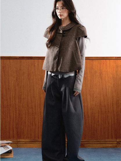 7Shiftin Spliced Lace Natural Waist Casual Women&
