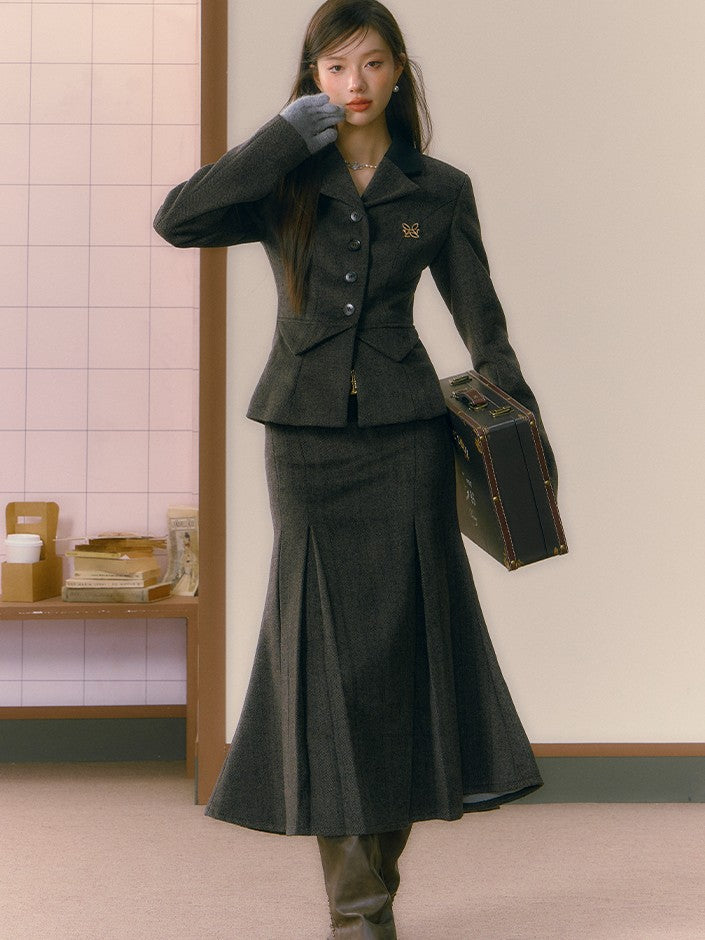7Shiftin Tailored Preppy Fishtail Women&