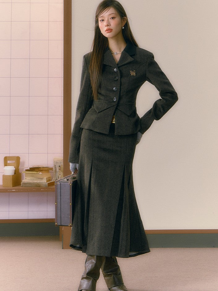 7Shiftin Tailored Preppy Fishtail Women&