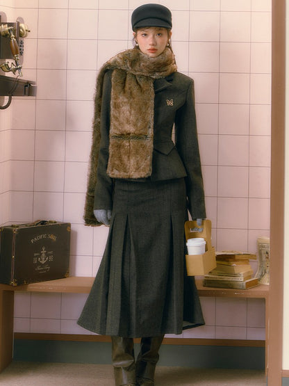 7Shiftin Tailored Preppy Fishtail Women&
