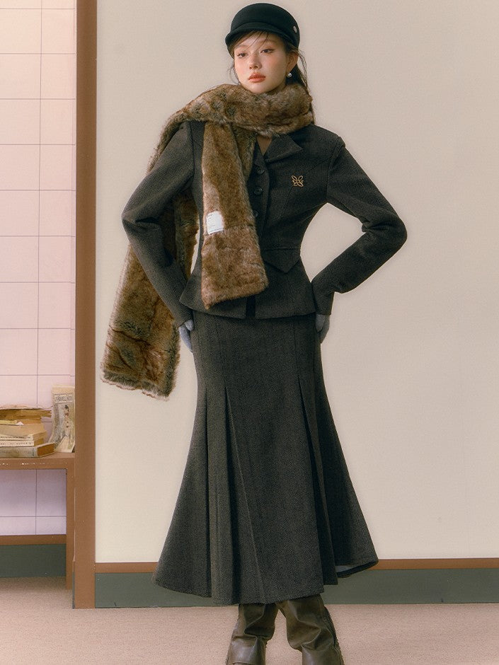 7Shiftin Tailored Preppy Fishtail Women&