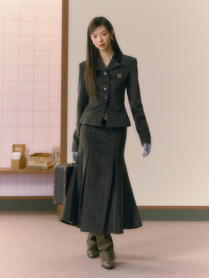 7Shiftin Tailored Preppy Fishtail Women&