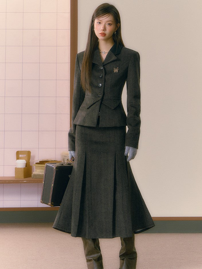7Shiftin Tailored Preppy Fishtail Women&
