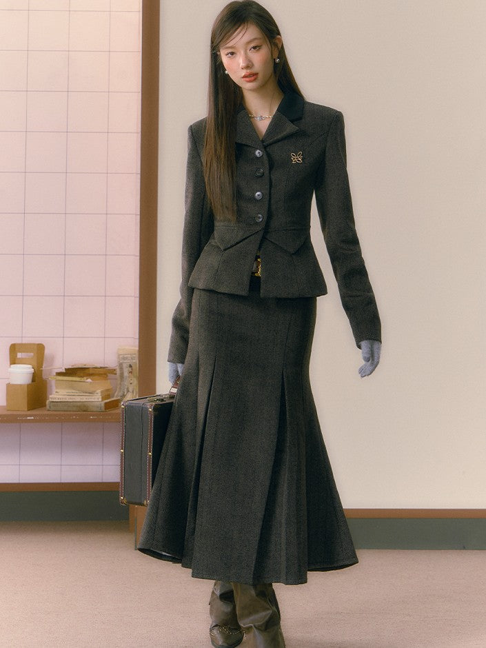 7Shiftin Tailored Preppy Fishtail Women&
