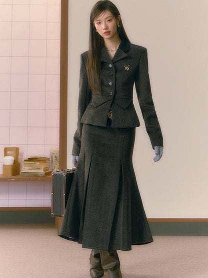 7Shiftin Tailored Preppy Fishtail Women&