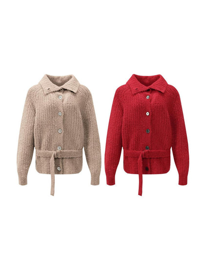 7Shiftin Two Tone Turn Down Collar Oversized Women&