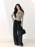 7Shiftin Vintage Washed Pleated Elongating Women&