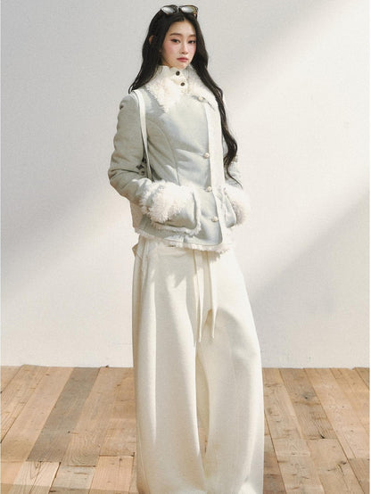 7Shiftin White Minimal Slimming Relaxed Draped Versatile Women&