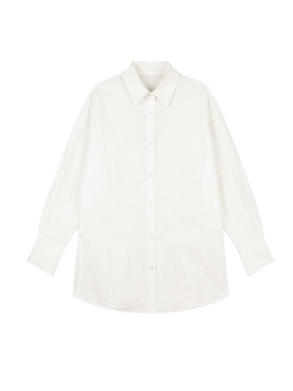 7Shiftin White Polo Collar Lace Original Design Women&