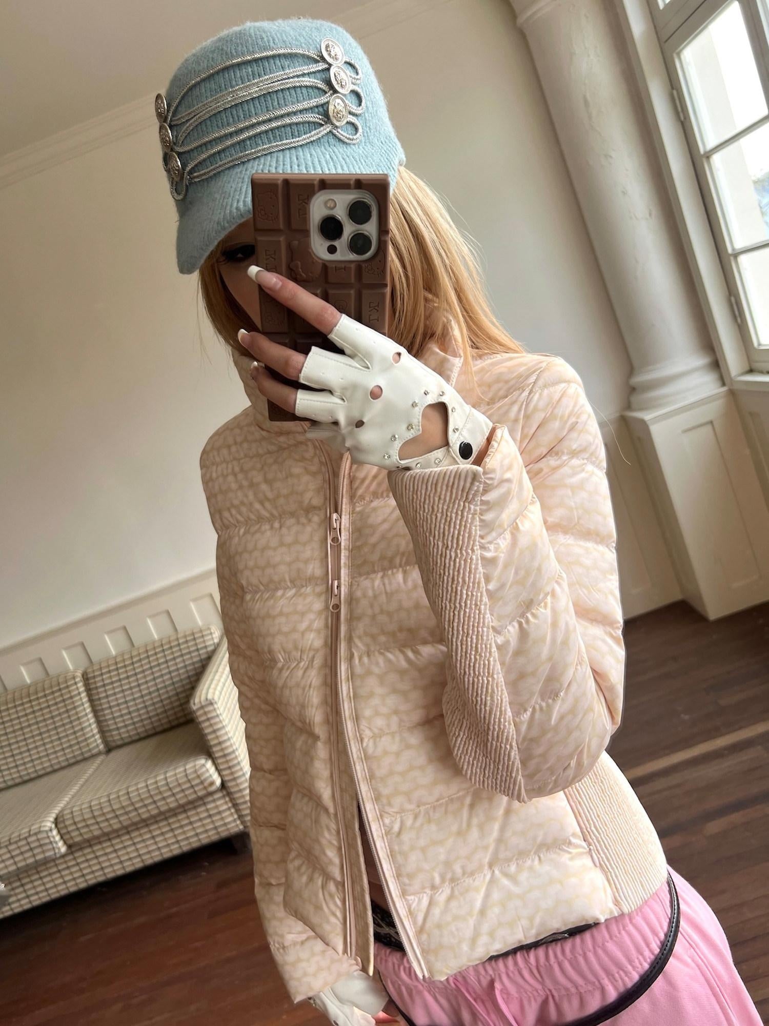 nit alcove Cozy Thermal Knit Curved Brim Casual Unisex Large 58 To 60 Cm Blue Brown Caps