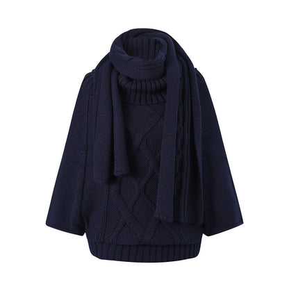 7Shiftin_Cozy_High_Neck_Cropped_Loose_Pullover_Knit_For_Girls_White_Blue_Gray_Sweaters_MISSTT