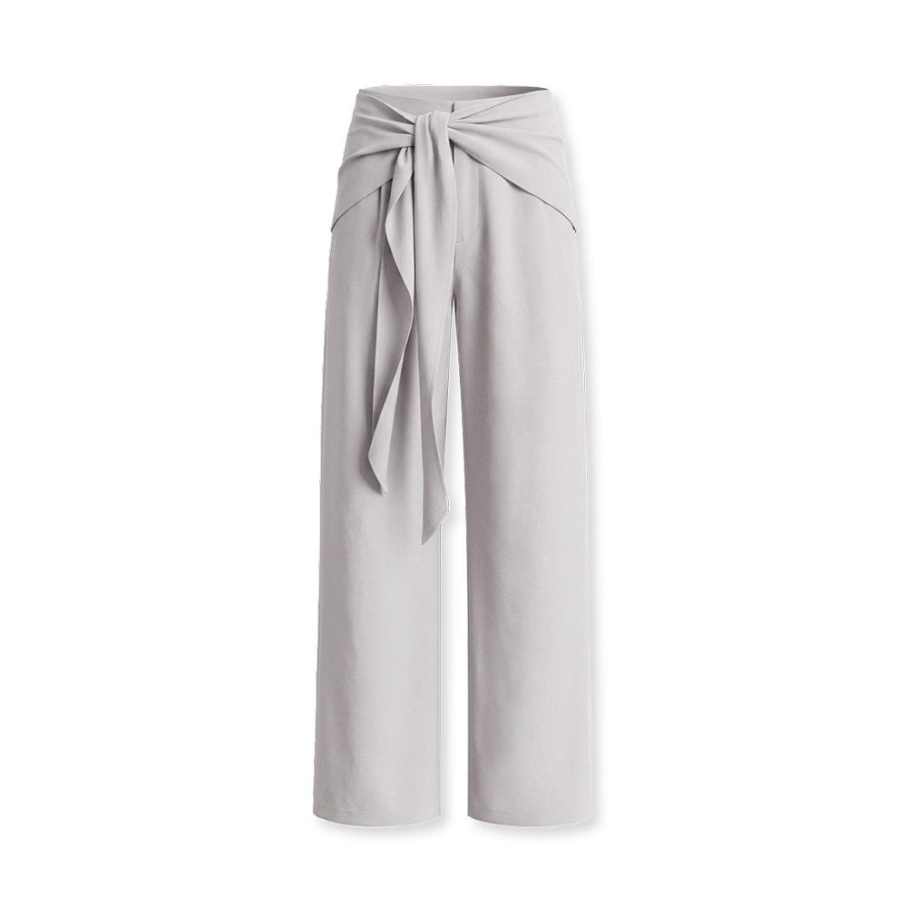 kvkv_Oatmeal_Gray_Relaxed_Detachable_Waist_Tie_Women&