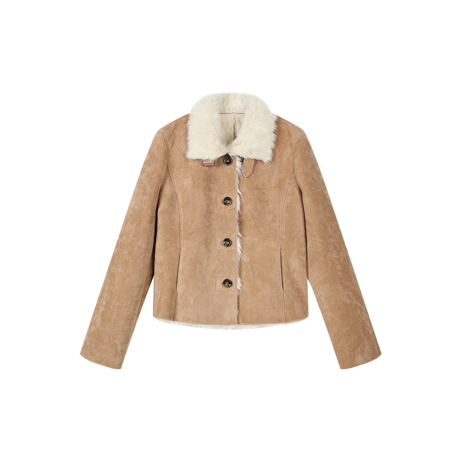 7Shiftin_Online_Exclusive_Commuter_Single_Button_Light_Brown_Women_Cropped_Jackets_MISSTT
