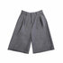 Northbutsouth Damen-Cropped-Hose aus Polyester-Mischgewebe mit geradem Bein, lockerer Passform und Perlenbesatz an den Taschen