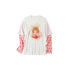 OuttheBlue Cat Garden Print Casual Loose Drop Shoulder Round Neck Long Sleeve T-Shirts