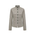 oinimi_Star_Gray_Washed_Napoleon_Button_Stand_Collar_Fitted_Waist_Women&