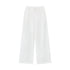 RUN TO THE FUTURE 100 Percent Cotton Original Low Waist Pocket Moonlight White Wide-Leg Pants