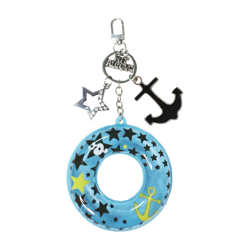 nit alcove Blue Orange Lifebuoy Charm Stackable Beach Jewelry For Women Bracelets
