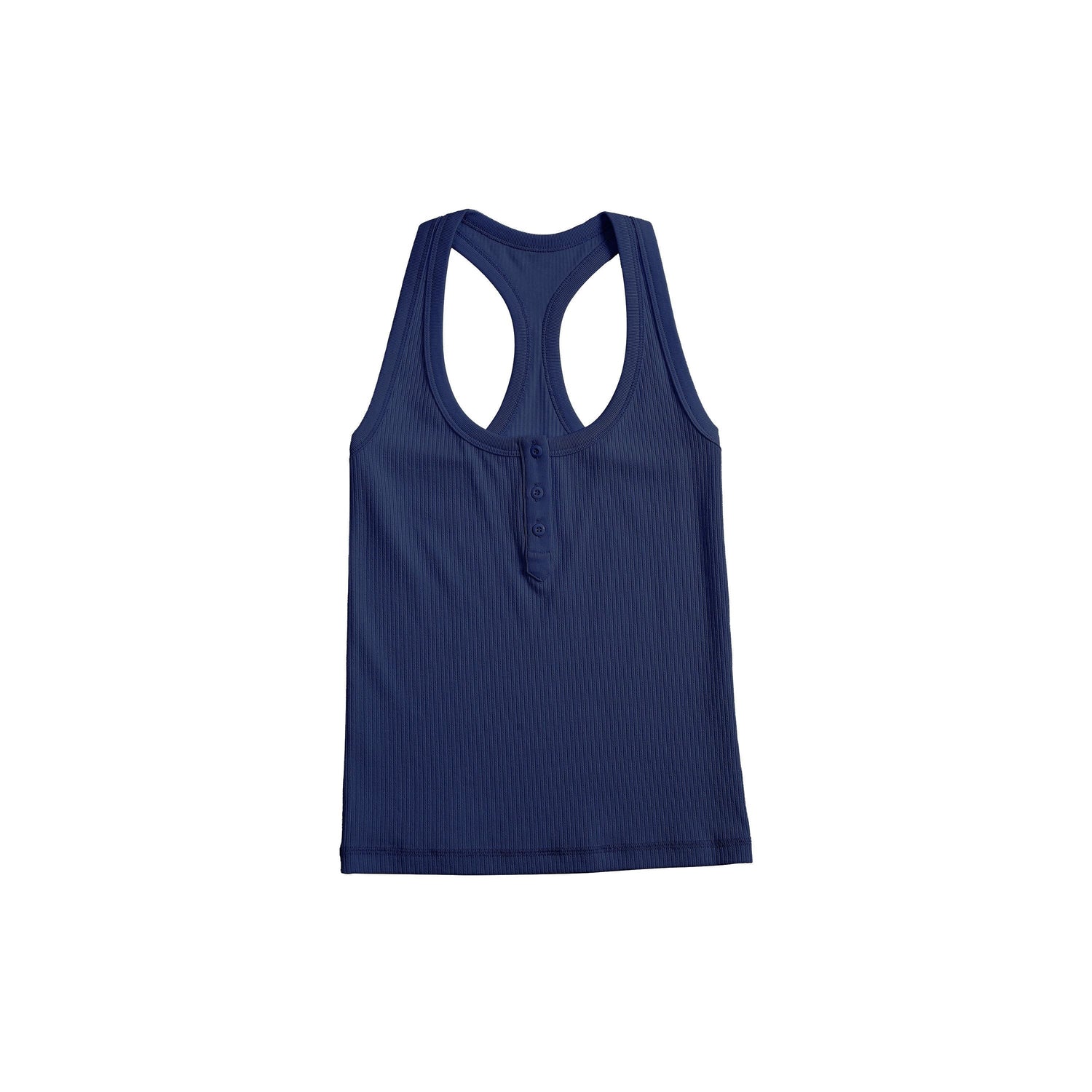 Northbutsouth_Ribbed_Slim_Fit_Multi_Button_Racerback_Women&