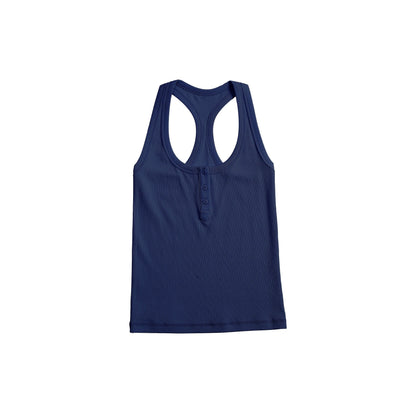 Northbutsouth_Ribbed_Slim_Fit_Multi_Button_Racerback_Women&