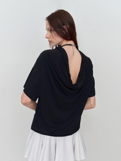 RUN TO THE FUTURE Soft Modal Casual Loose Solid Mid Length Women Short Sleeve T-Shirts
