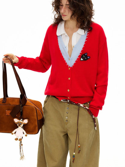 OuttheBlue Tassel Vintage Square Single Strap Faux Leather Brown Boston Tote Bags