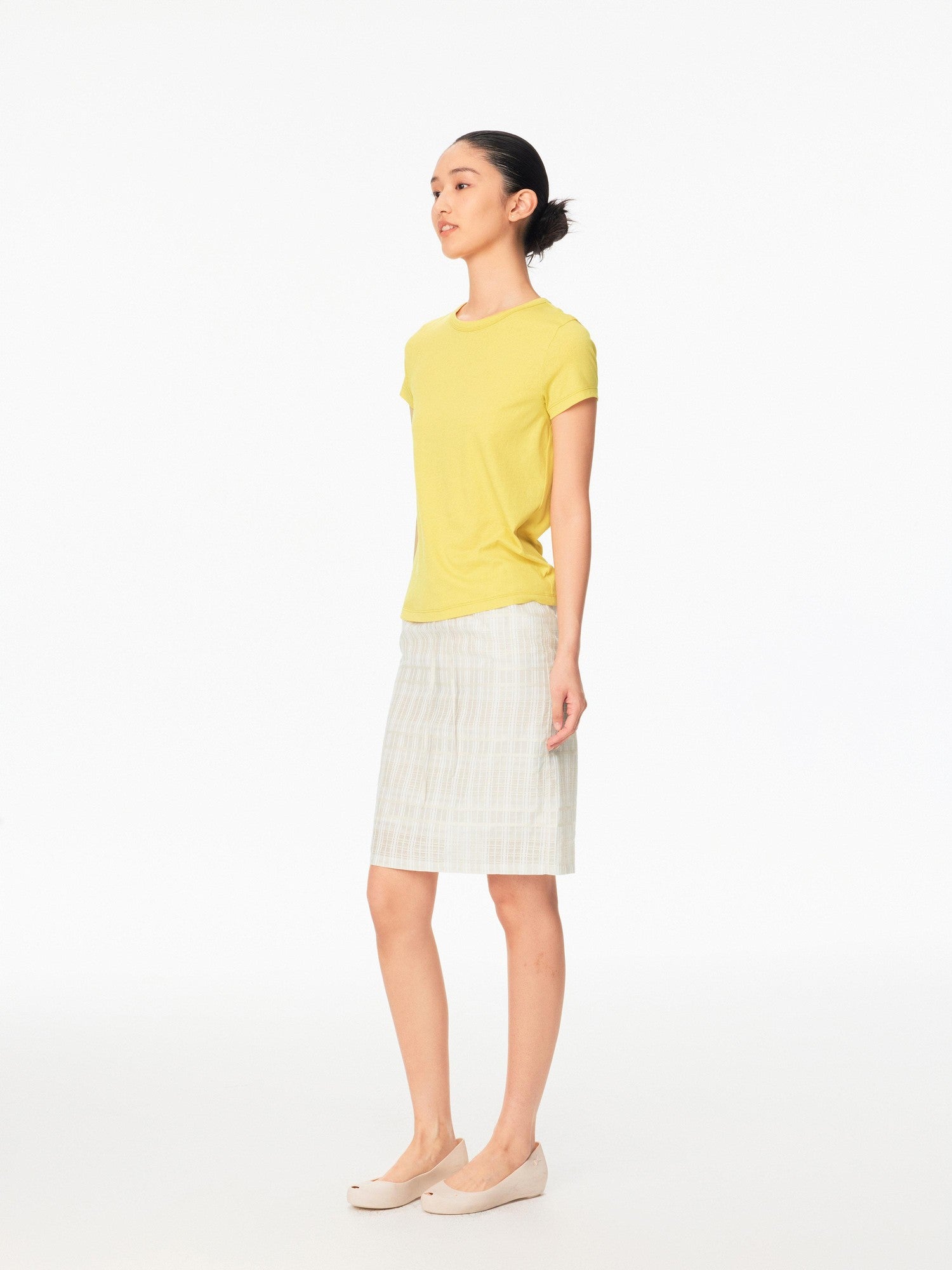 Northbutsouth Black White Check Textured Convertible Strapless Women&