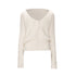 The NeverMore Soft Vintage Oversized Button V-neck Pullover Knit Wool Blend Girls Sweaters