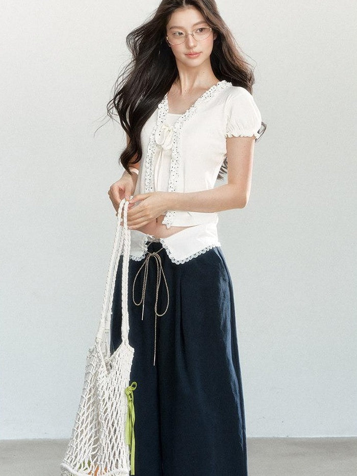 7Shiftin Soft Stretch Viscose Slim Waist Short Sleeve Women Cropped Tee Basic Crop Tops