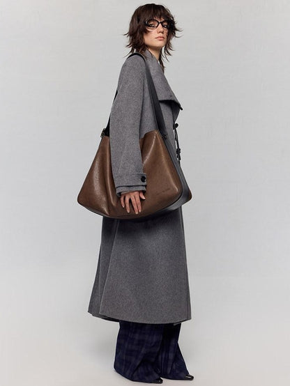 RUN TO THE FUTURE Large Zipper Pocket Casual Minimalist Single Strap Everyday Cross Body Bags