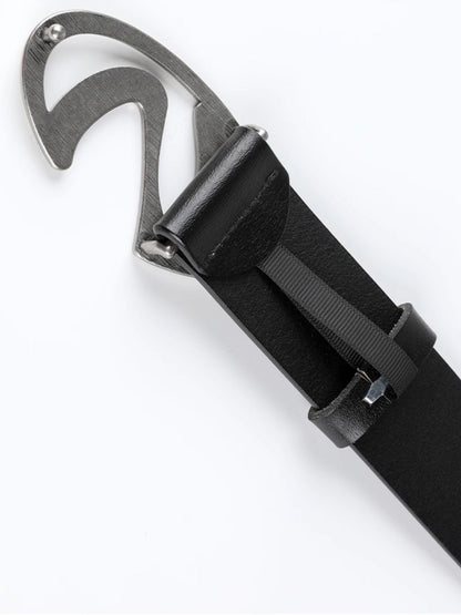7Shiftin Soft Split Leather Casual Plain 3.7Cm Unisex Youth Leather Belts