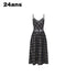 24ans_Cotton_Stretch_Vintage_Halter_Neck_A_Line_Patchwork_Plaid_Slip_Midi_Dresses_MISSTT