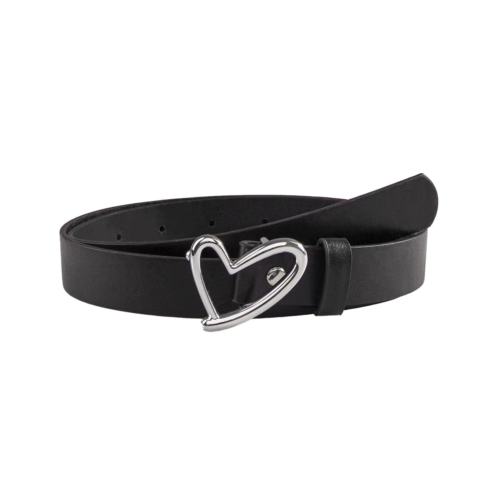 7Shiftin_Soft_Pu_Black_Minimalist_Versatile_Young_Women_Single_Loop_Waist_Belts_MISSTT
