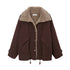 DIDDI_MODA_Fuzzy_Pocket_Open_Cardigan_Knitted_Two_Piece_Women&