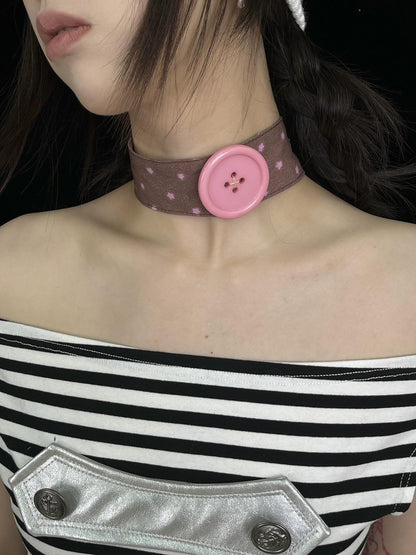 Ttsunami Multicolor Striped Button Geometric Print Women&