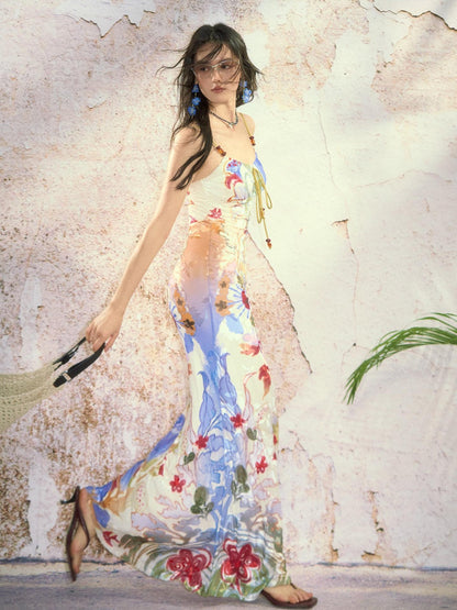 OfAkiva Velvet Burnout Gold Print High Stretch Women&