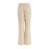 RUN TO THE FUTURE Durable Denim Original Loose Flare Low Rise Women Khaki Straight Jeans