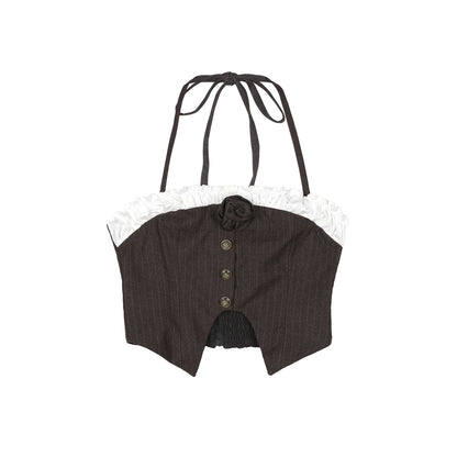 7Shiftin_Elegant_Cami_Crop_With_High_Waist_A_Line_Skirt_For_Young_Women_Top_&amp;_Skirt_Sets_MISSTT