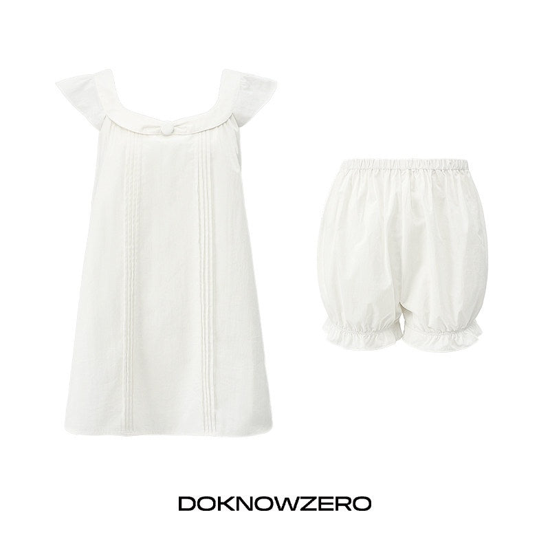 DKZ_OFFICIAL_White_Doll_Collar_A_Line_Two_Piece_Women&