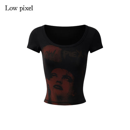 Low_pixel_Lyocell_Cotton_Blend_Punk_Printed_Slim_Fit_Black_Crop_Tee_Basic_Crop_Tops_MISSTT