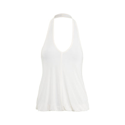 RUN_TO_THE_FUTURE_Shimmer_Sequin_Halter_Cropped_Unlined_Solid_Stretch_Polyester_Women_Camisoles_MISSTT
